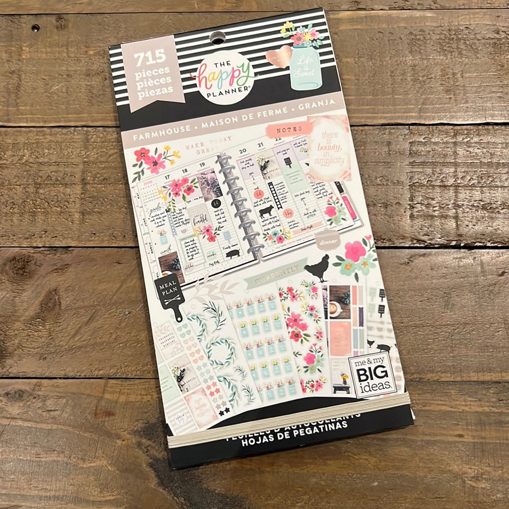 The Happy Planner Farmhouse sticker sheets